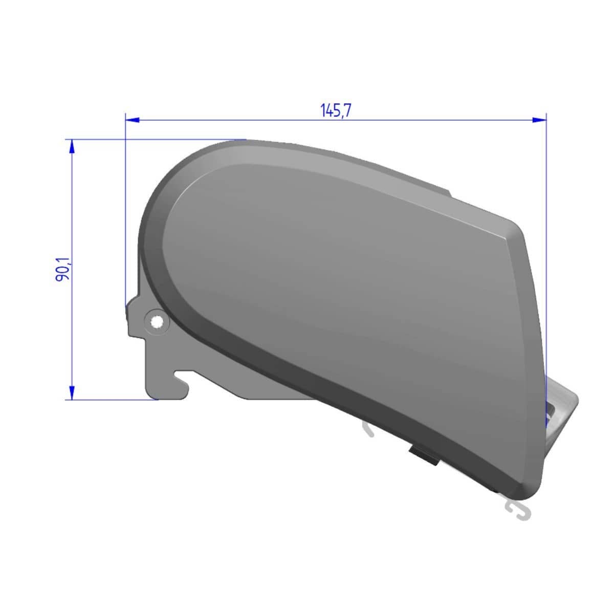 Thule Omnistor 6300 -3-50x2.50- - 302140 - Markise THULE Omnistor 6300 Mystic grau 350 cm Gehaeuse weiss