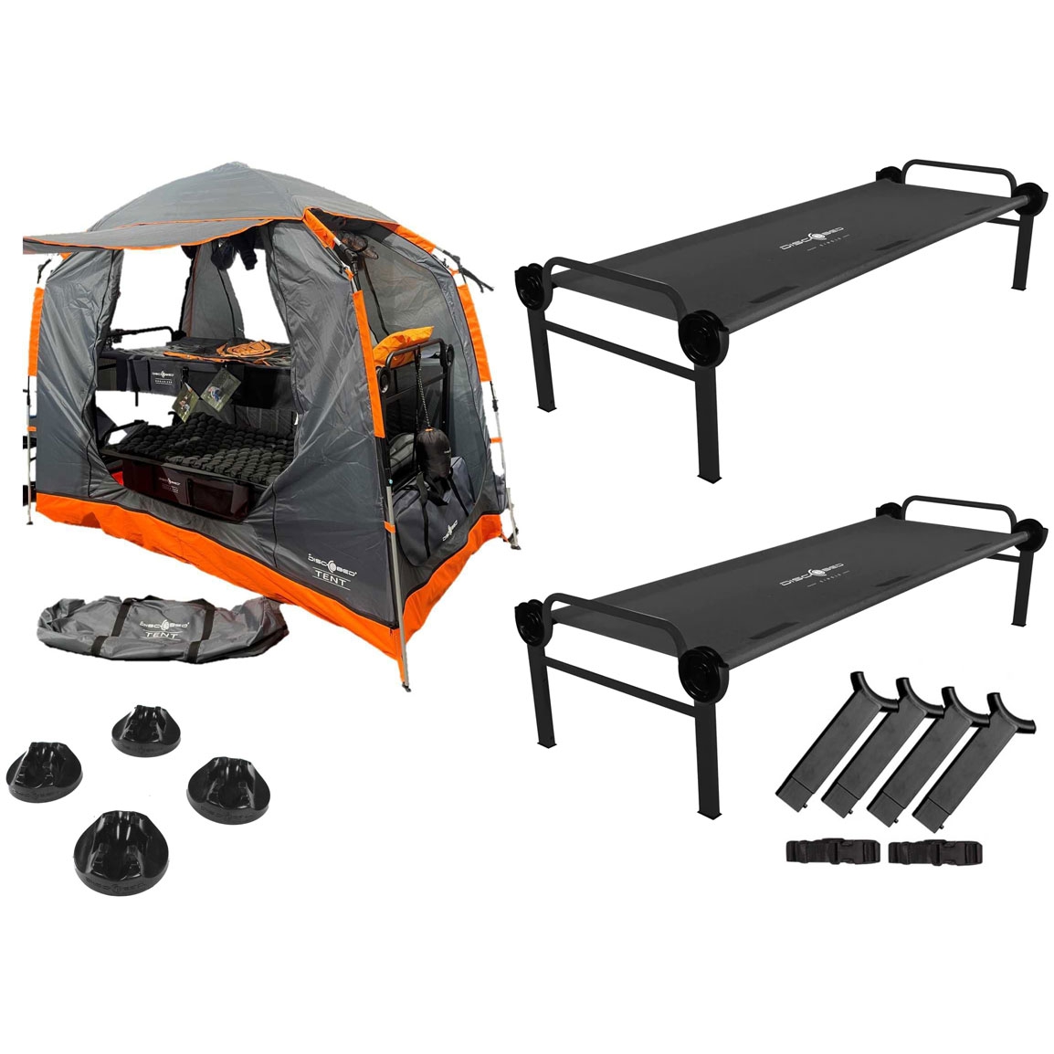 Disc-O-Bed OUTDOOR BUNDLE BASIC Single L