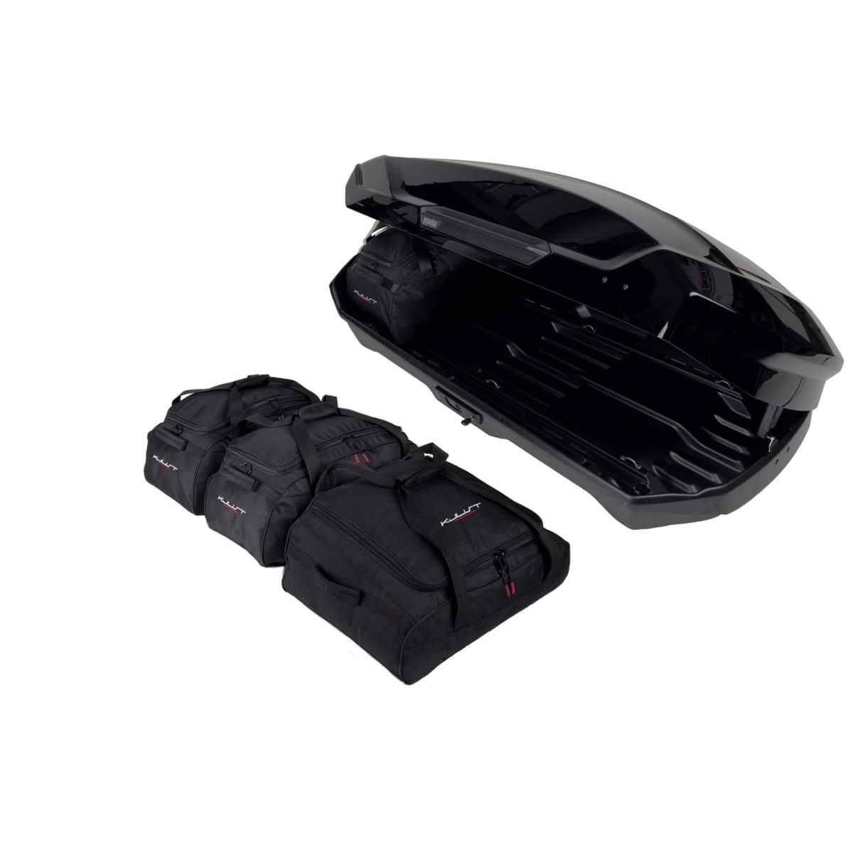 KJUST Dachboxen Taschen Set fuer Dachbox THULE MOTION 3 M 4er-Set - 13167