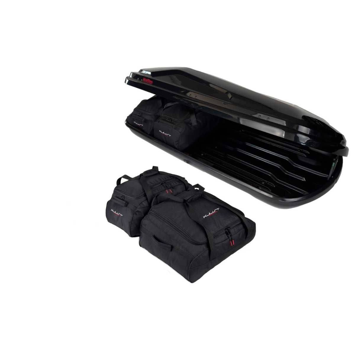 KJUST Dachboxen Taschen Set fuer Dachbox MONTBLANC ALTITUDE 350 4er-Set - 13184