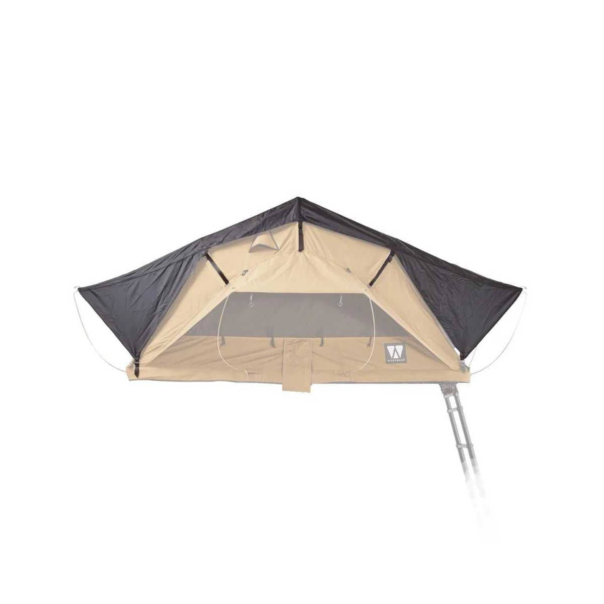 VICKYWOOD Regenabdeckung Small Willow 160 schwarz - VW-RF-SW2-160-BK