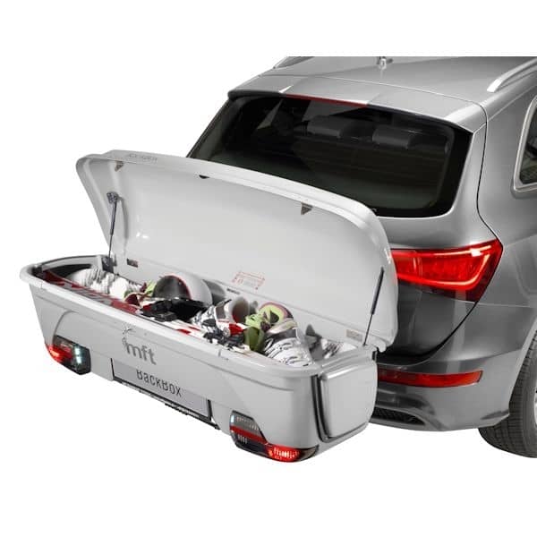 MFT 1500 BackBox silber Heckbox mit 1201 BackCarrier MFT 1500 BackBox silber Heckbox mit BackCarrier Tragemodul euro-select