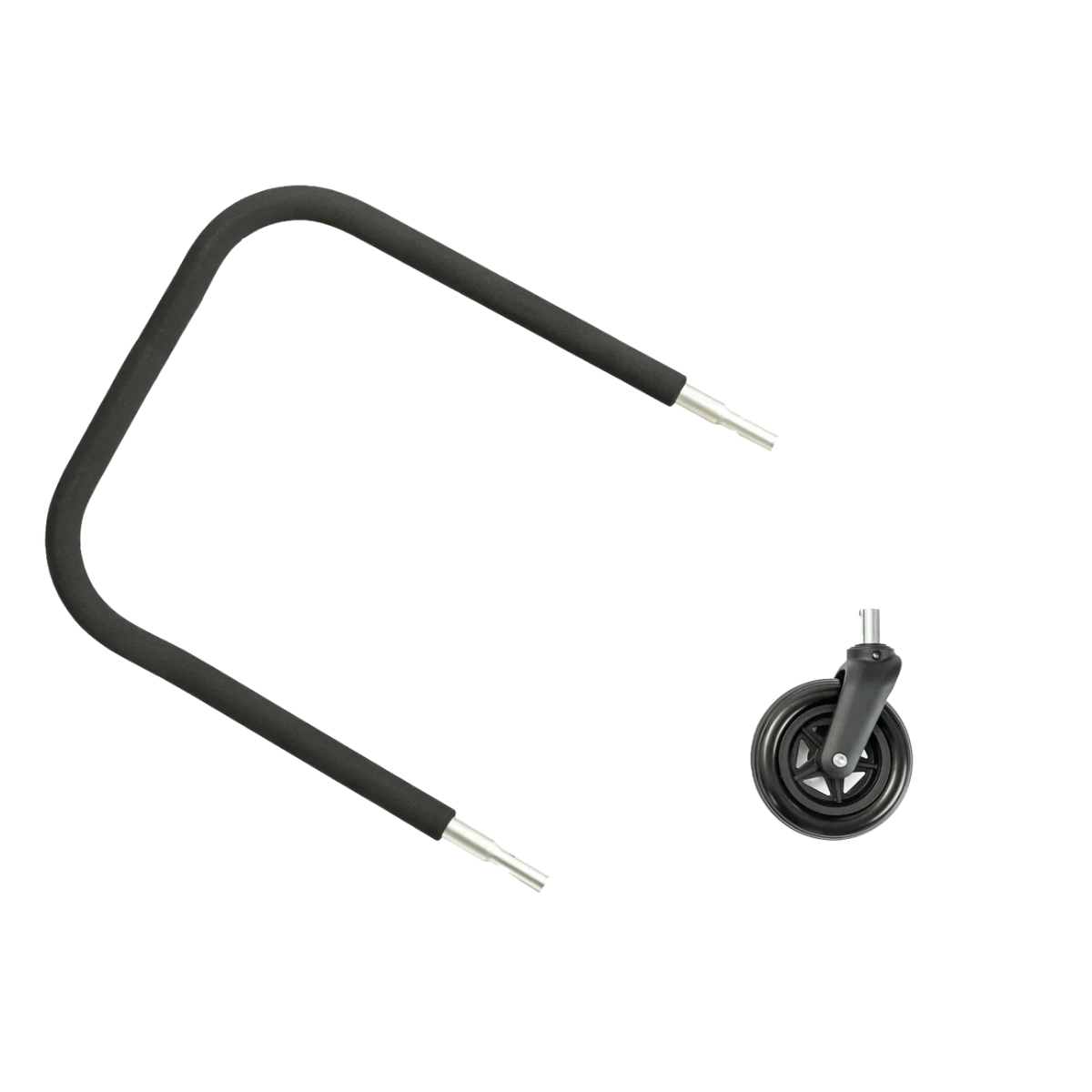 CROOZER Hundefahrradanhaenger Dog Mikke Moss Green- Bundle mit Regenverdeck und Buggy-Set - 121600226