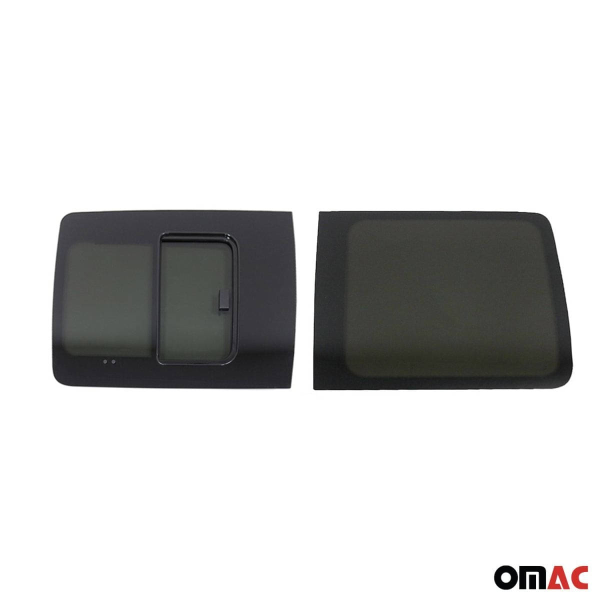 OMAC Seitenfenster Schiebefenster VW Caddy III-IV L1 Bj. 2003-2020 Komplett-Set 4er-Set - G002397