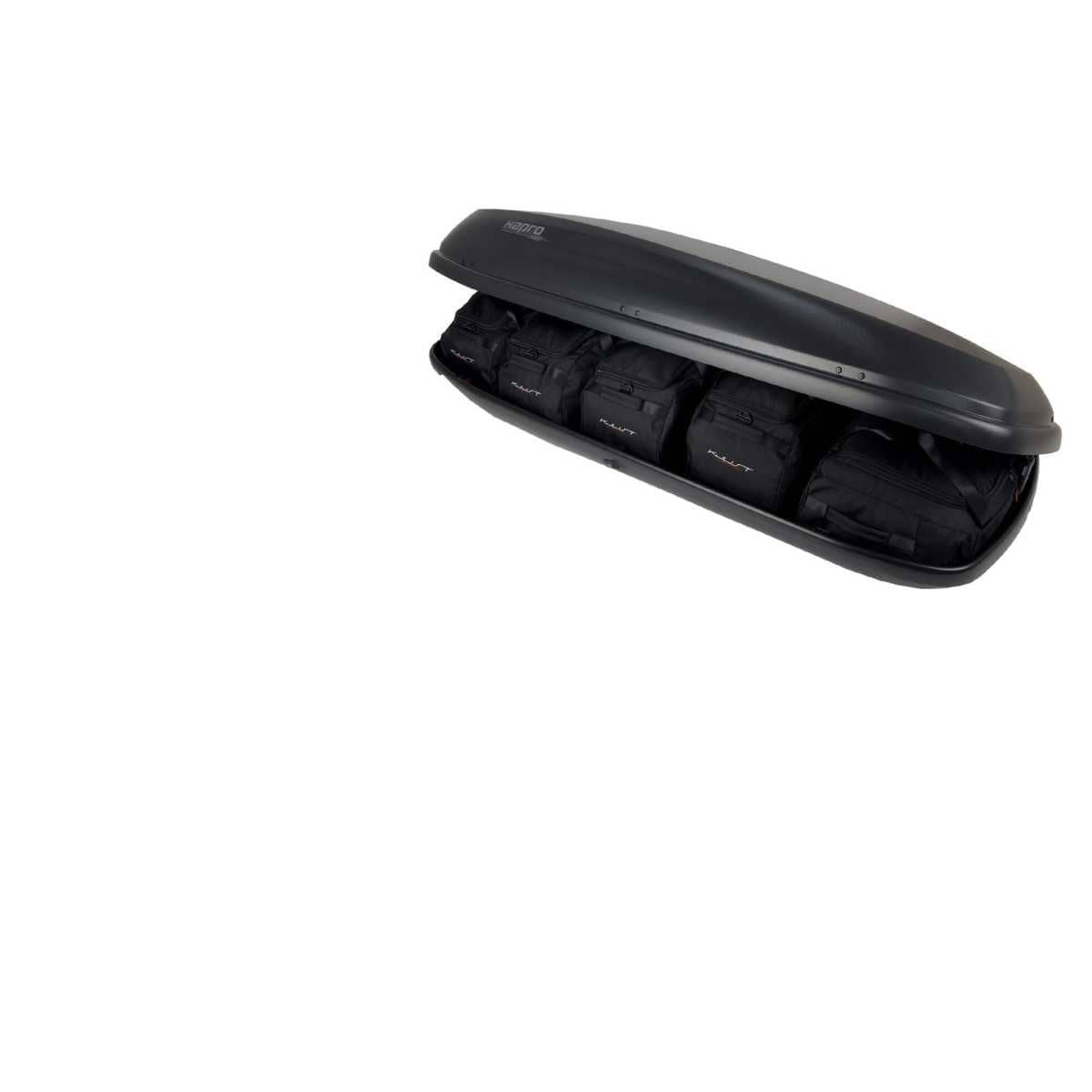 KJUST Dachboxen Taschen Set fuer Dachbox HAPRO CARVER 8.5 5er-Set - 13245