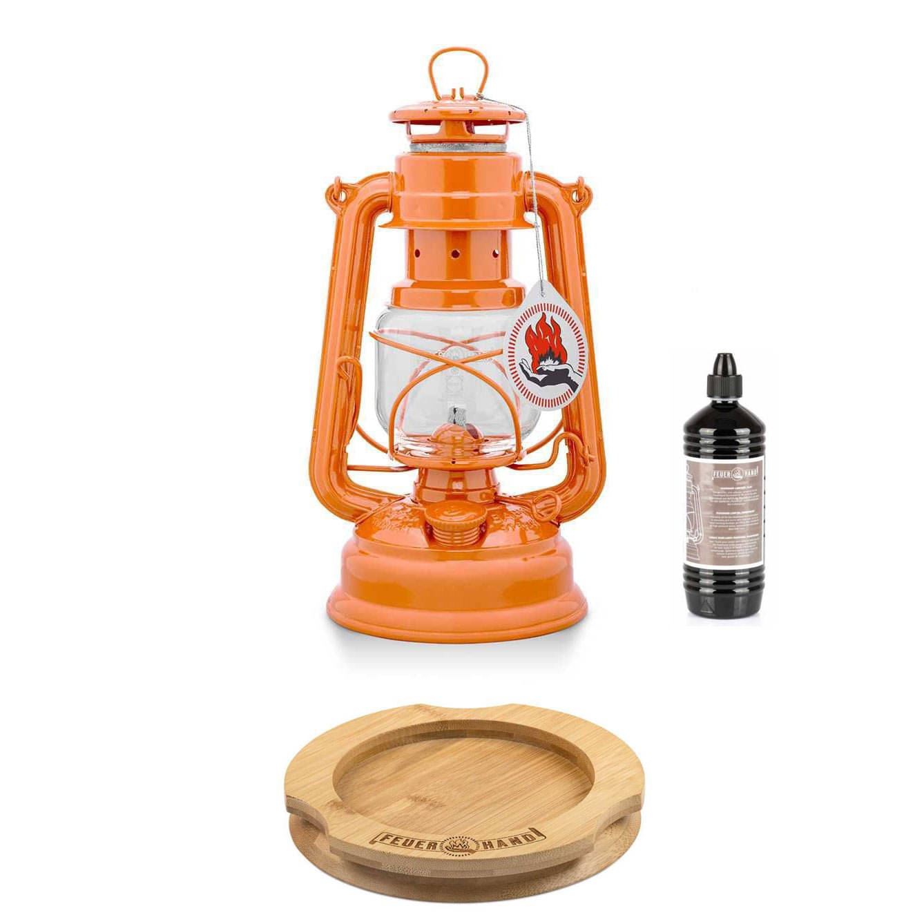 FEUERHAND Sturmlaterne 276 Pastel Orange Starter-Set 3.0 FEUERHAND Sturmlaterne 276 Pastel Orange Starter-Set 3.0