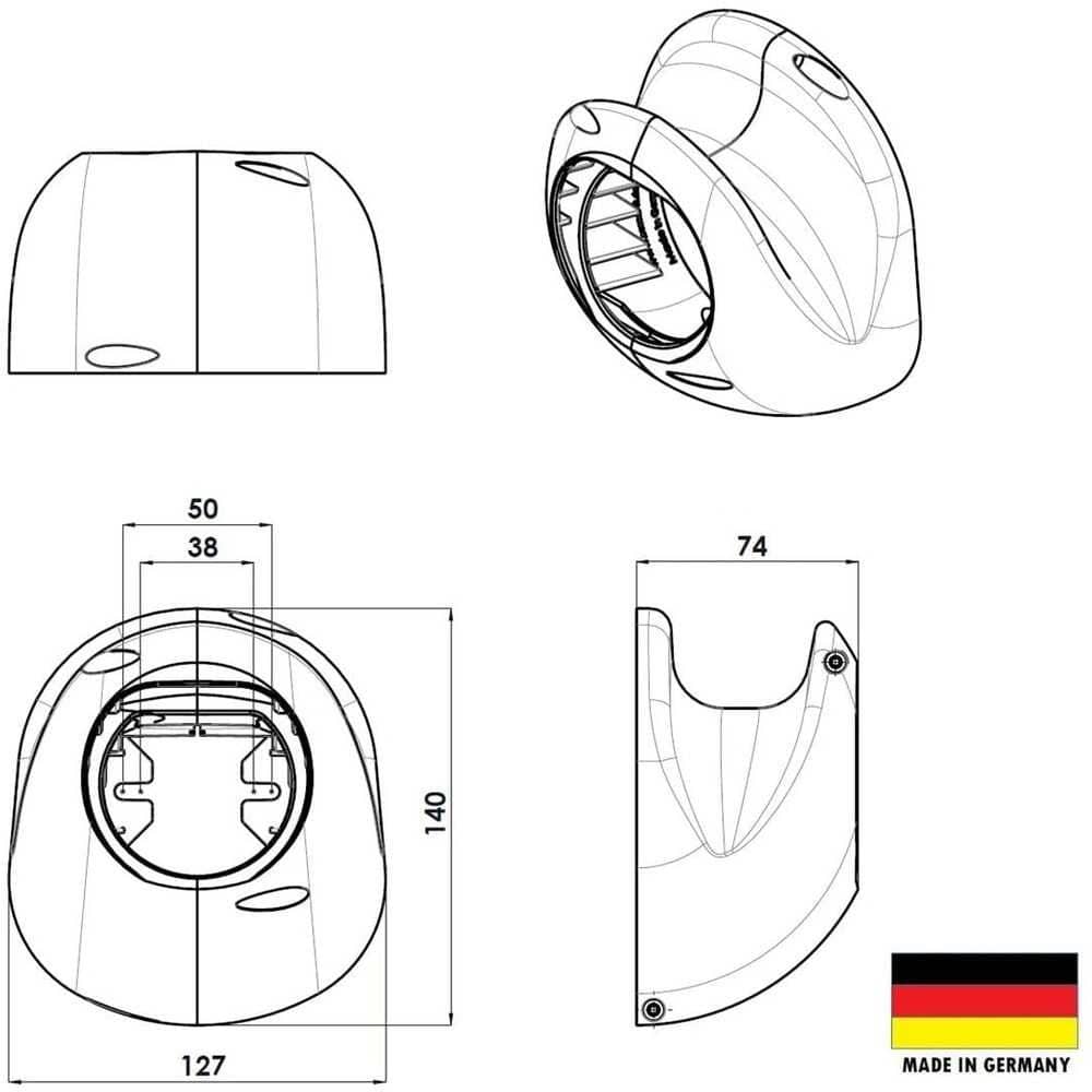 go-e Kabelhalter Typ 2 - CH-002-08-01