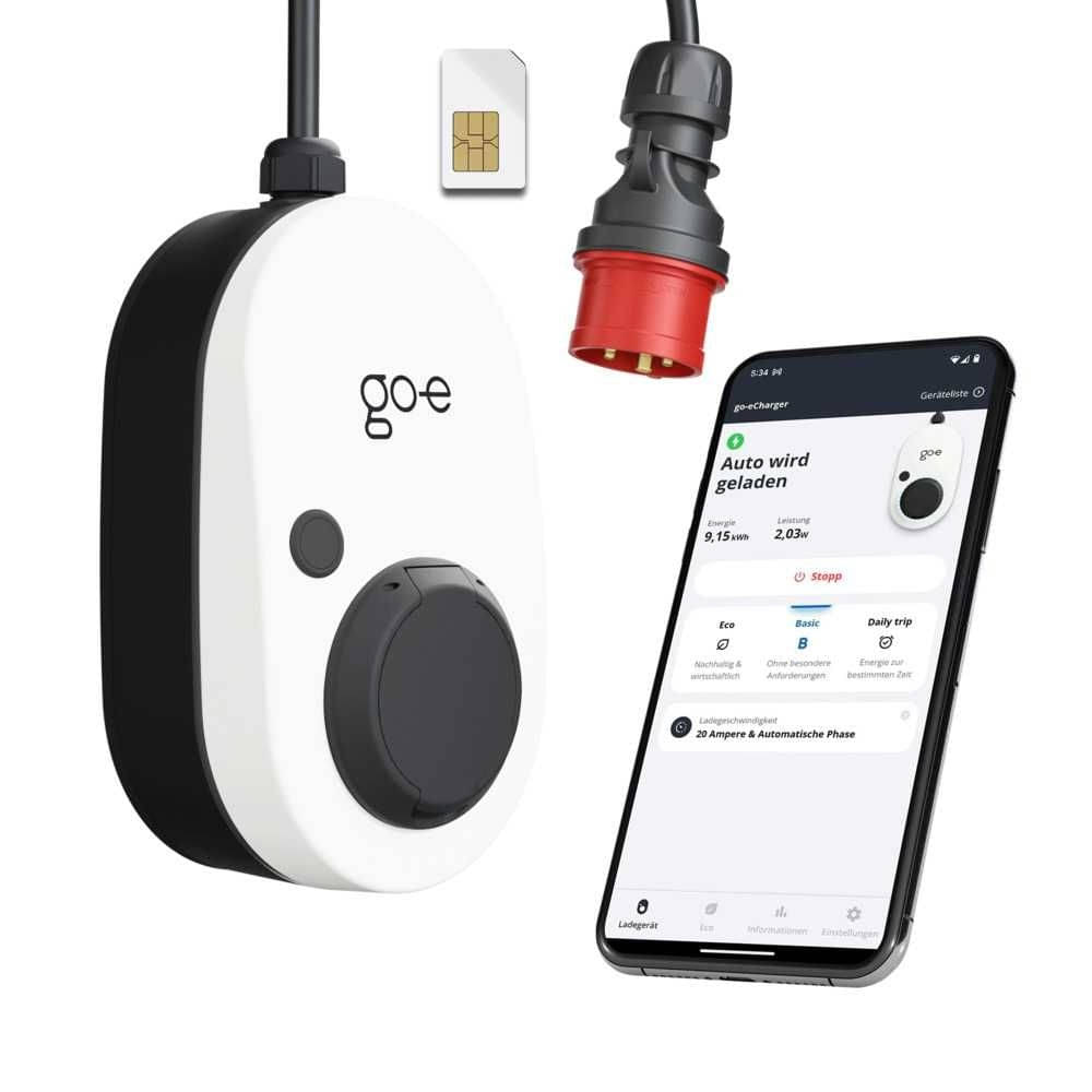 go-e Wallbox Charger Gemini flex 2.0 11 kW- 16 A- 3-phasig - CH-05-11-01