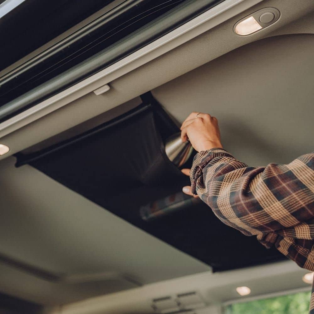Aufbewahrungsnetz BUS-BOXX roofnetBOXX Aufstelldach fuer VW T5-T6-T6.1- 108 cm- schwarz 2063
