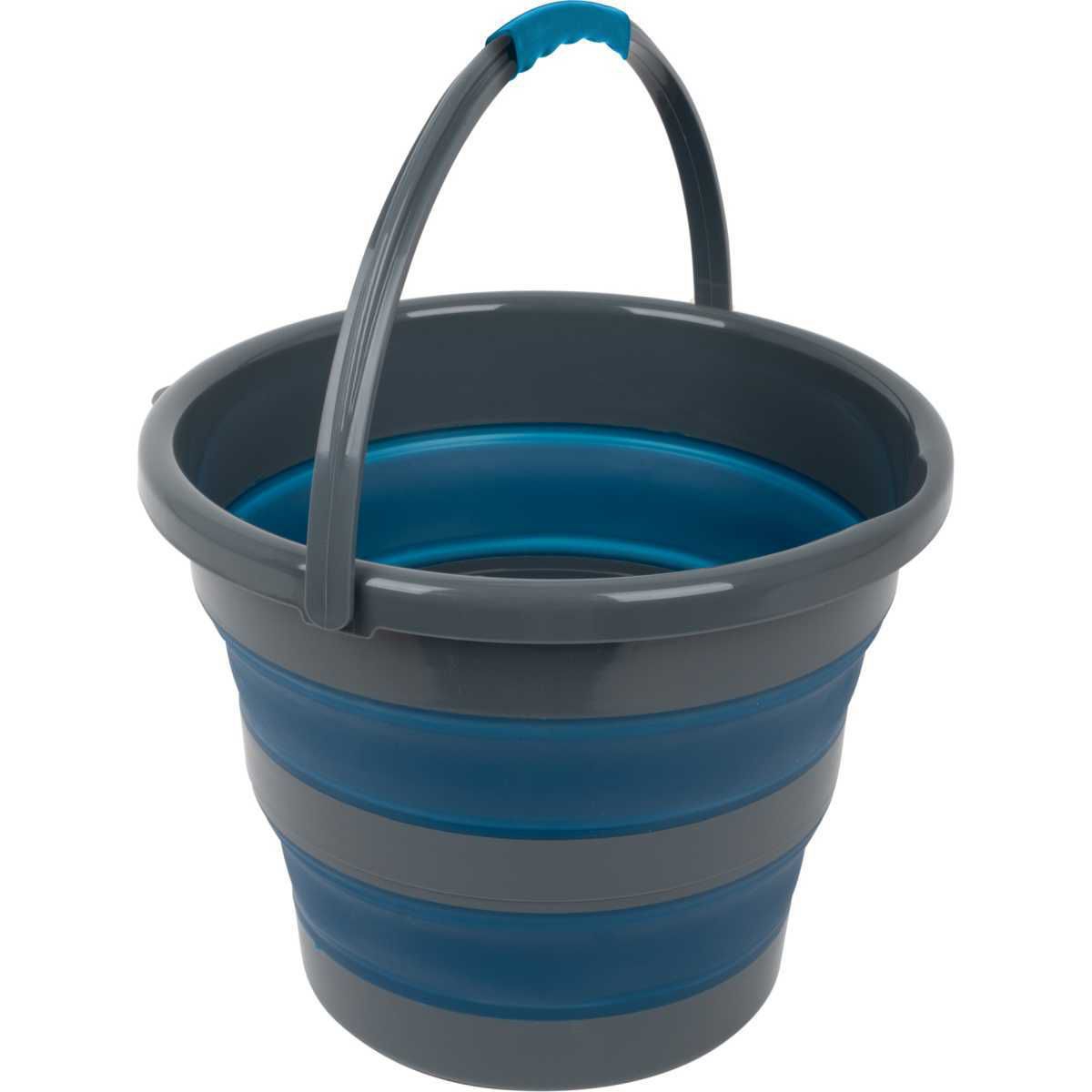 BRUNNER Drum 10 Fold-Away faltbarer Eimer blau-grau 10 L - 0203069N.C55