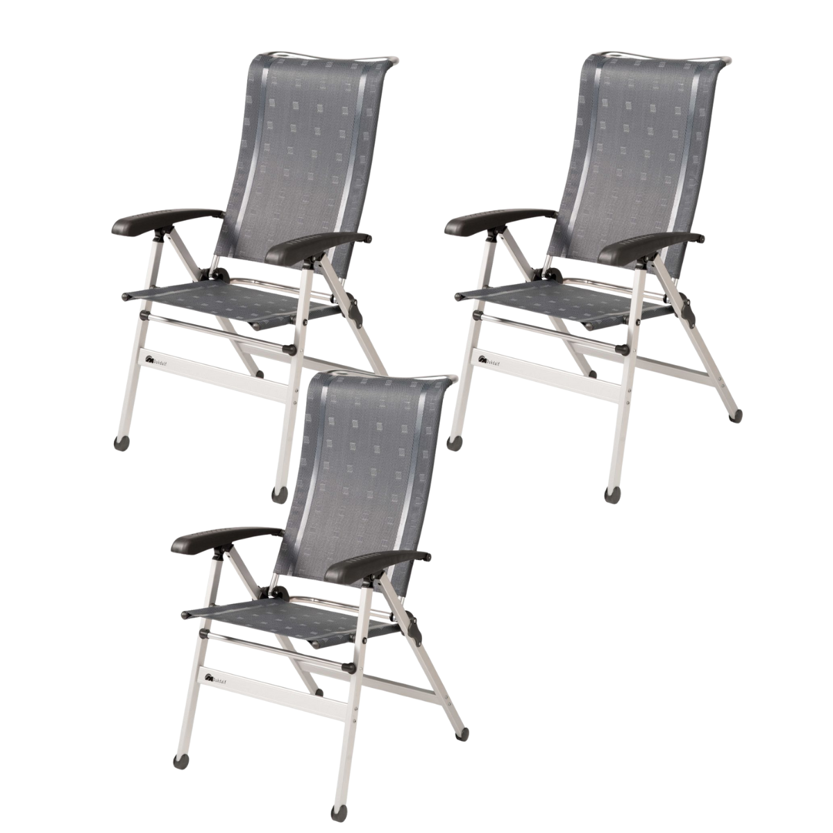 DUKDALF Stuhl Cha Cha anthrazit 3er-Set - 42-02-0677.4