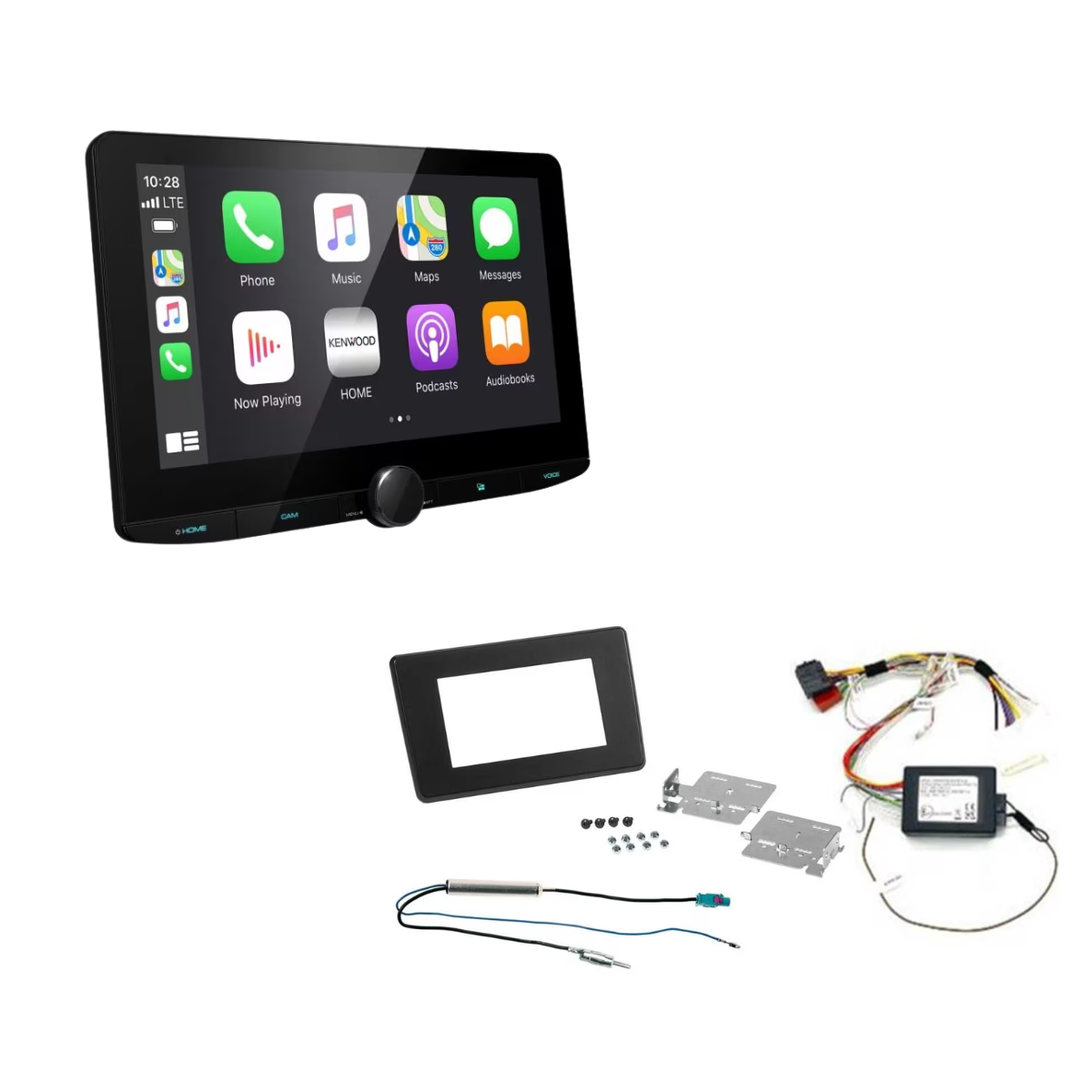 KENWOOD DMS9720XDS inkl- Installations-Kit mit LFB fuer Renault Master ab Bj. 2019