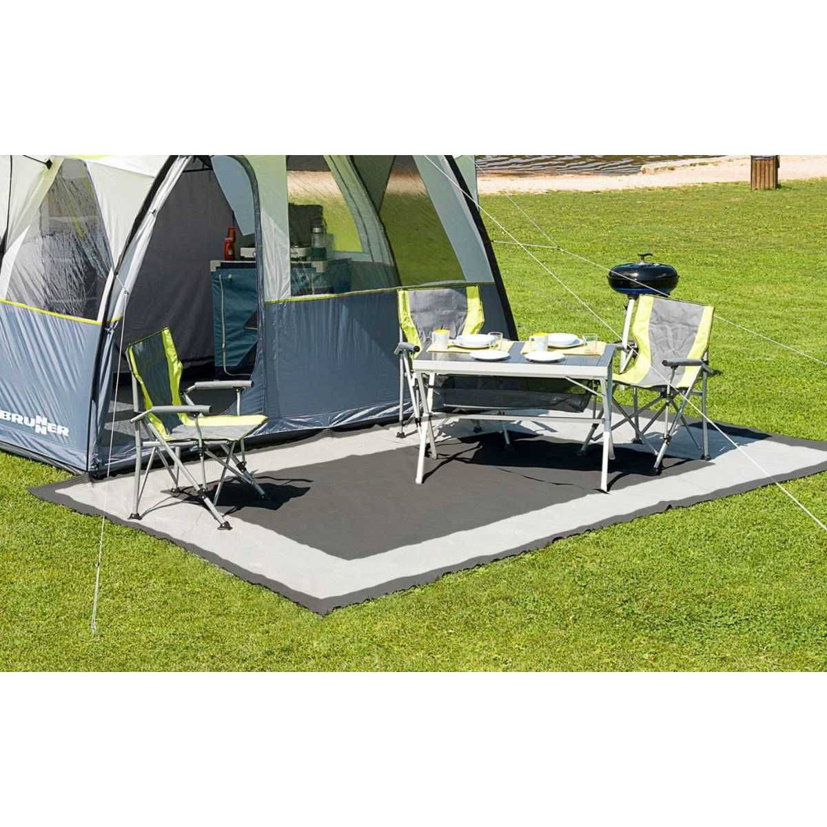BRUNNER Zeltteppich Balmat grau 250 x 600 - 0102065N.C52