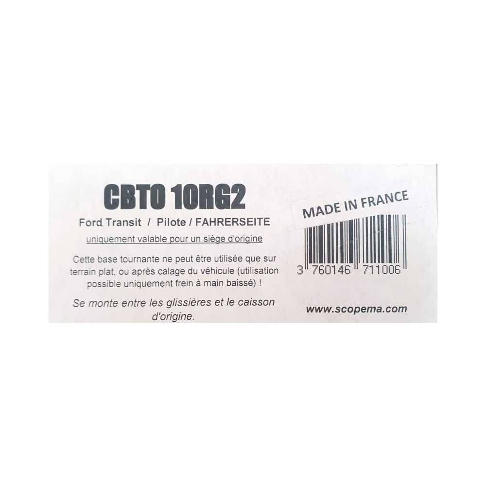 SCOPEMA Drehkonsole Ford Transit Bj. 2000-2014 Fahrerseite SCOPEMA Drehkonsole Ford Transit Bj. 2000-2014 Fahrerseite - CBTO10RG2