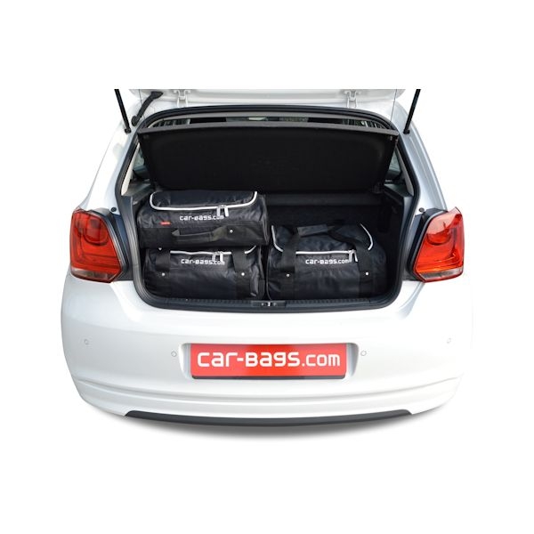 Car Bags V12501S VW Polo V -6R - 6C- Bj- 2009- Ladeboden Position oben - Reisetaschen Set -S- Auf Ihr Auto massgeschneidert- Das Original