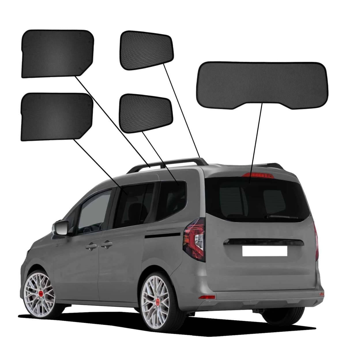 WINDESA SunClip Sonnenschutz & Sichtschutz Nissan Townstar ab Bj. 2021 Set ABC WINDESA SunClip Sonnenschutz - Sichtschutz Nissan Townstar ab Bj. 2021 Set ABC - sun-10482abc