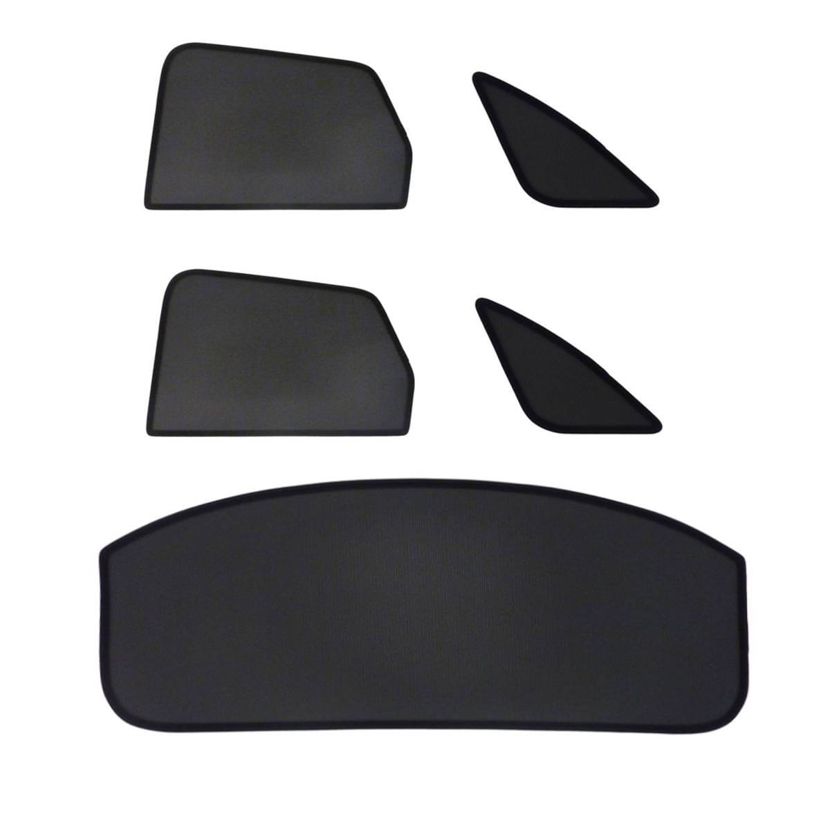 WINDESA SunClip Sonnenschutz - Sichtschutz Opel Crossland ab Bj. 2017 Set ABC - sun-10476abc