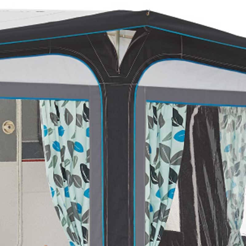 TRIGANO Wohnwagen-Vorzelt AUSTRAL- Gr. 1100- Umlauf 1091-1130 cm- Tiefe 300 cm- 25 mm Stahlgestaenge