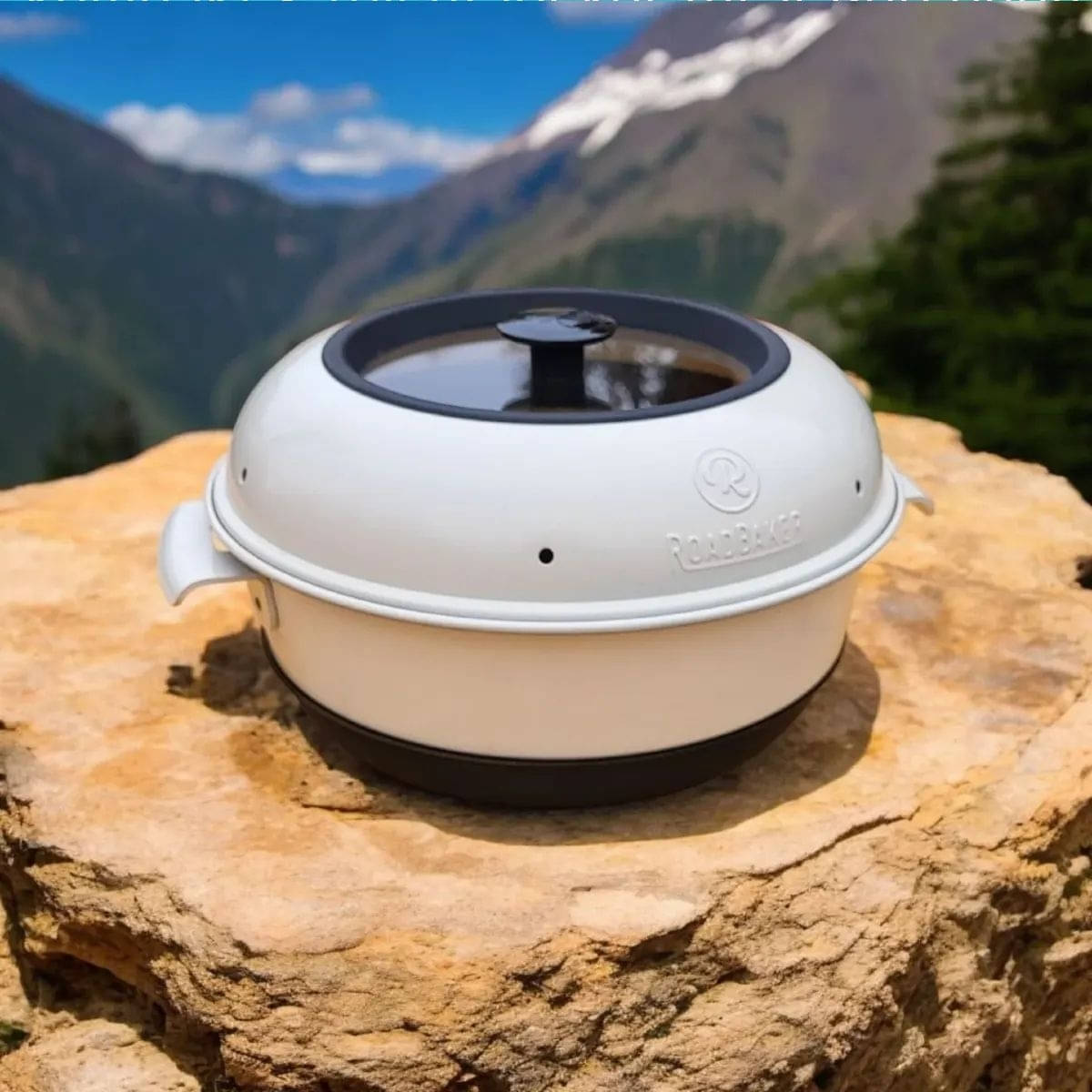 ROADBAKER - Mobiler Backofen mit Spezial Glasdeckel ROADBAKER - Mobiler Backofen mit Spezial Glasdeckel - 100086