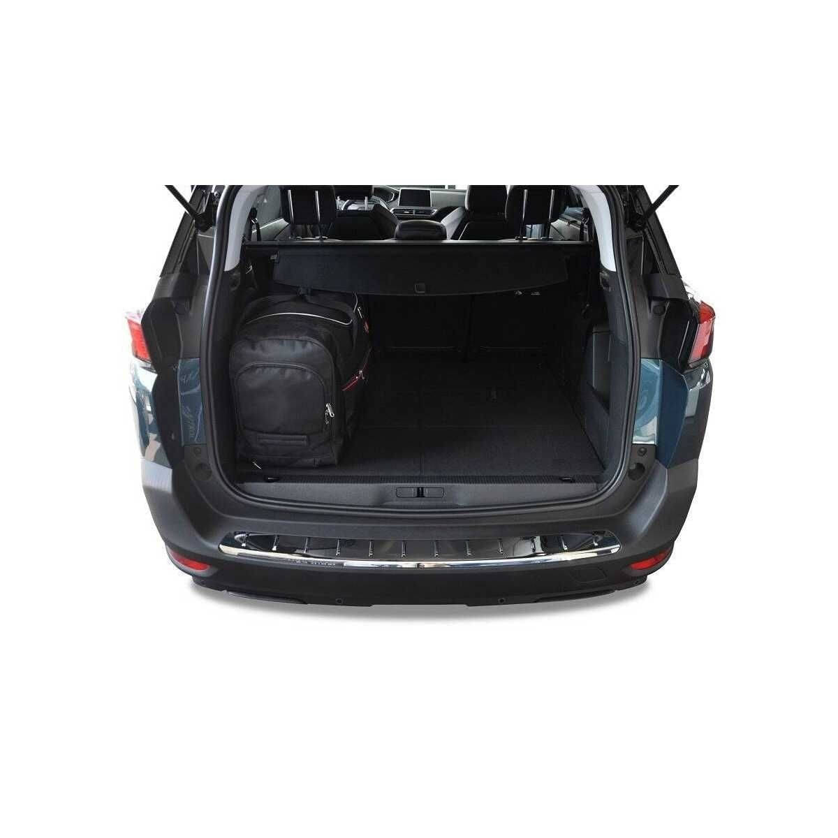 KJUST Kofferraum Taschen Set fuer PEUGEOT 5008 ab Bj. 2017 4er-Set - 7032021