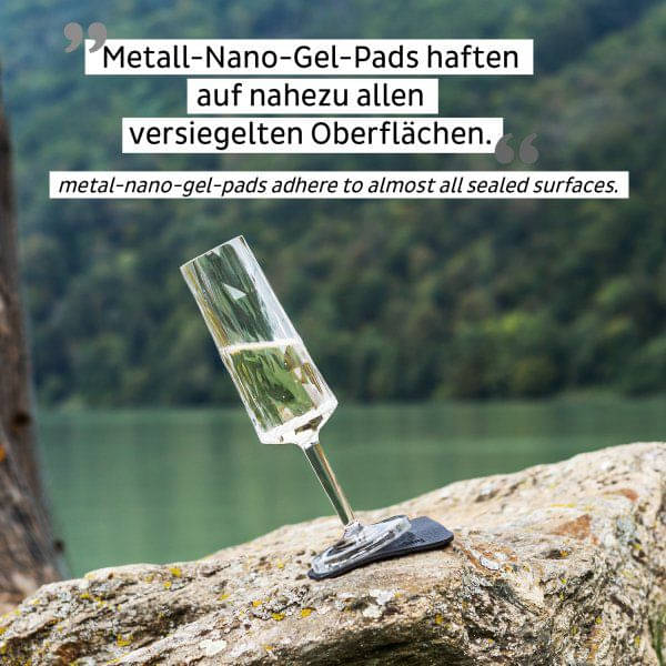 SILWY Magnet Kunststoffglaeser SEKT -2er Set- Hightech KO-CH-C-2