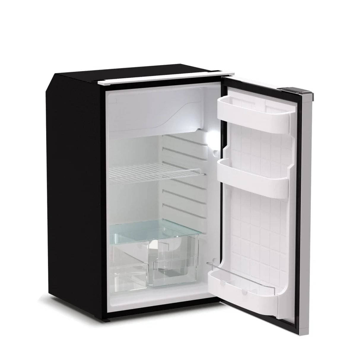 VITRIFRIGO Kompressor-Kuehlschrank C95L CHR 12-24 V 95 L mit Gefrierfach Grau