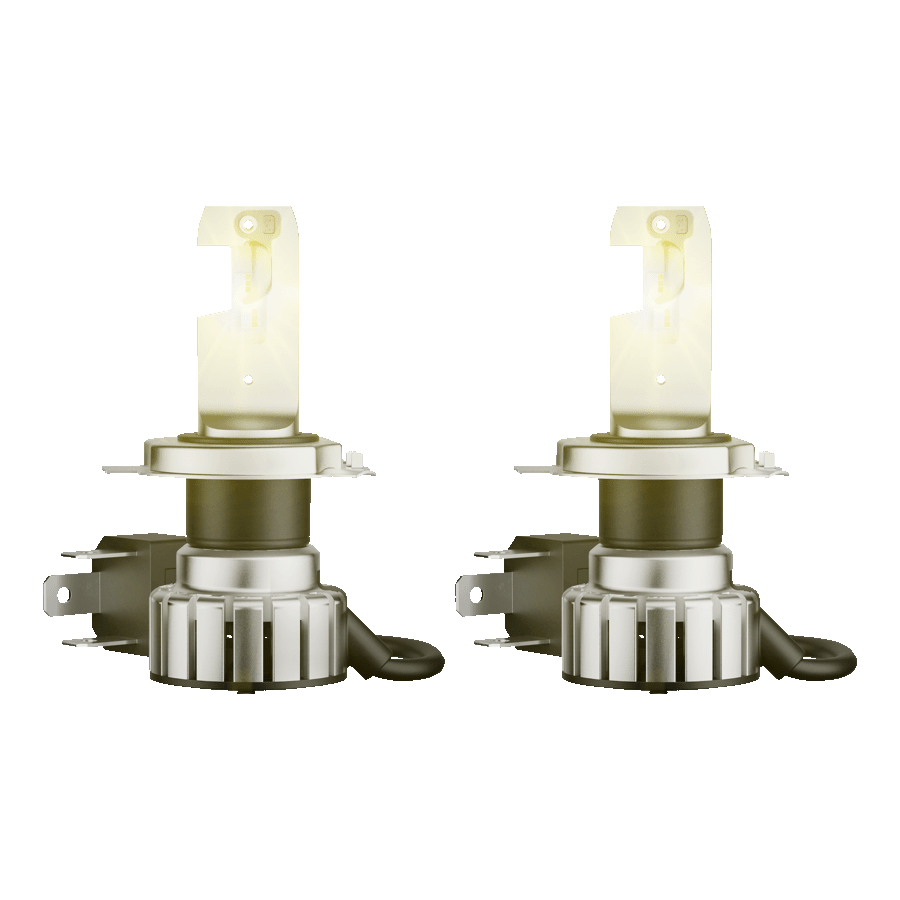 OSRAM NIGHT BREAKER® LED VINTAGE H4 - R2 Adapter Fern- und Abblendlichtlampe 2er-Set - 64193DWNBVNT-2MB