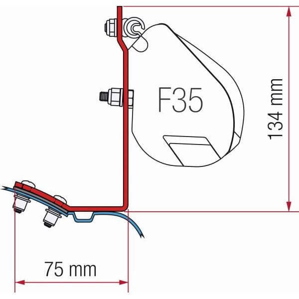 FIAMMA Adapter Kit Mercedes Vito fuer Markise F35 98655-682