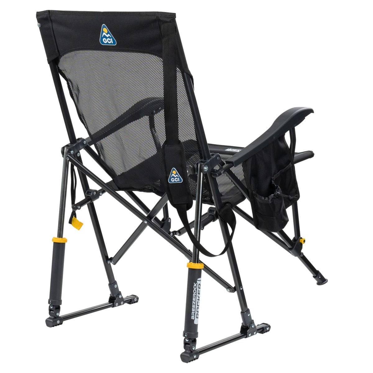 GCI faltbarer Schaukelstuhl Breeze Rocker Black - 81010