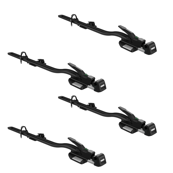 THULE 568 TopRide Fahrradtraeger Dach 4er Set Spar-Pack