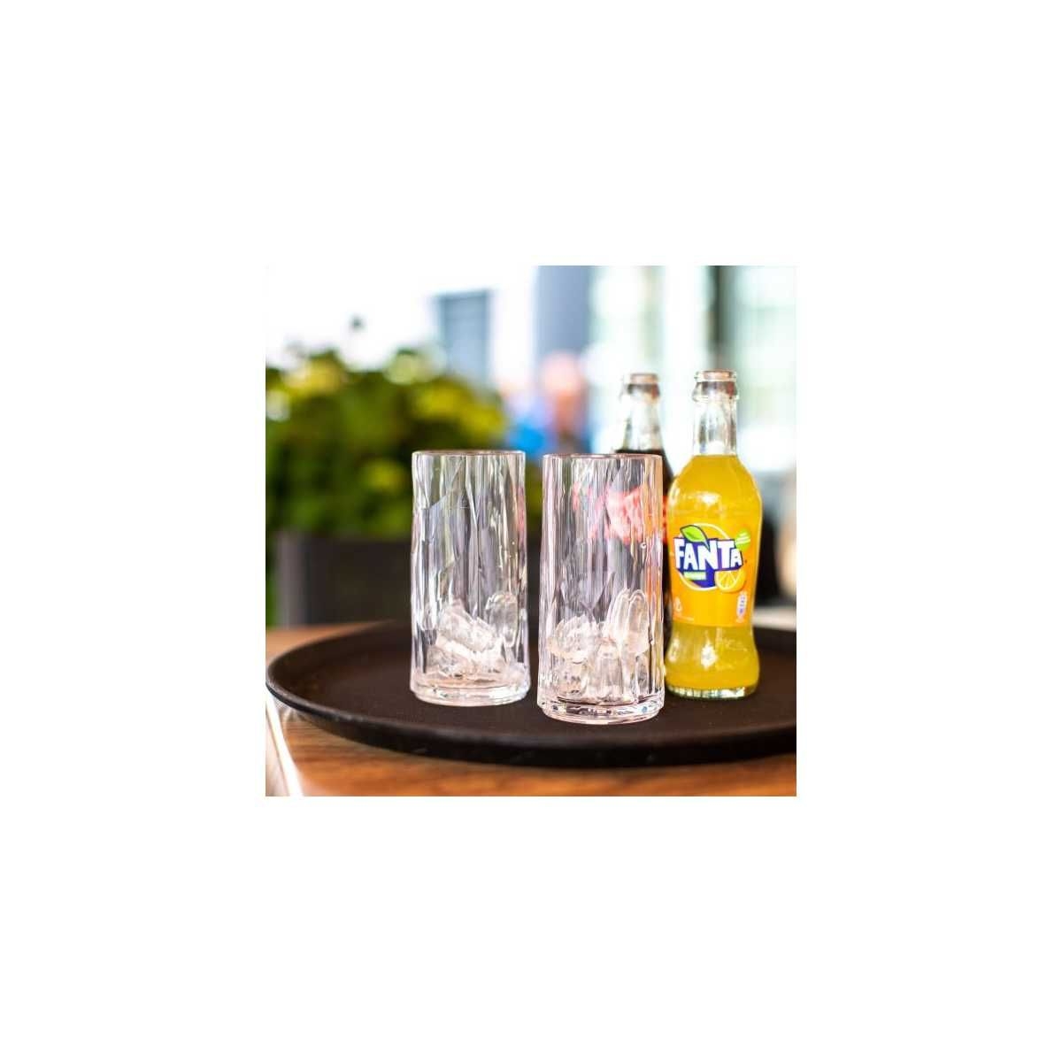 KOZIOL Superglas CLUB NO. 8 Longdrinkglas 300 ml 2er-Set - 4415535