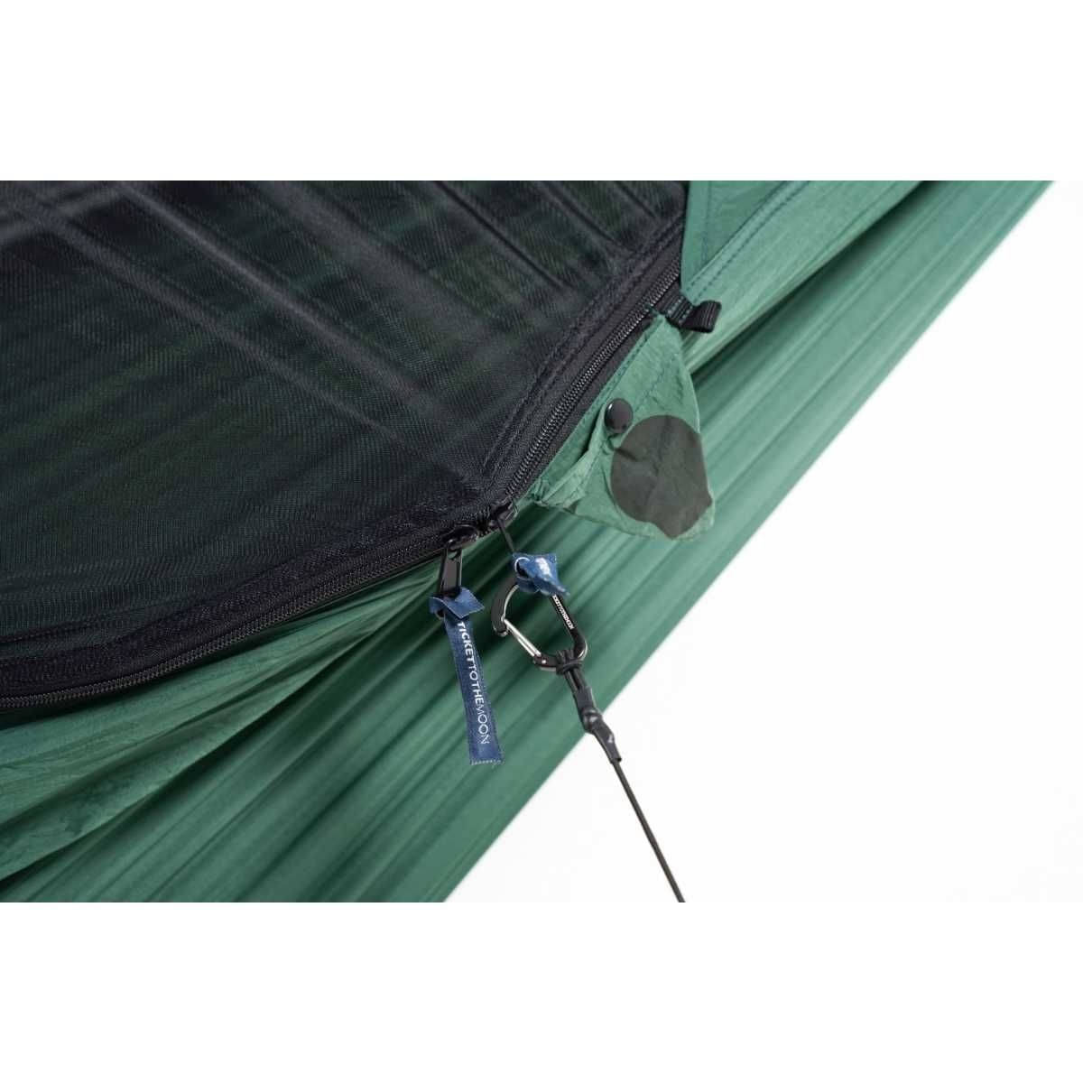 TICKET TO THE MOON Lightest Pro Hammock Haengematte Forest Green inkl. Nautical Ropes - TMLPROR51 TMROPE