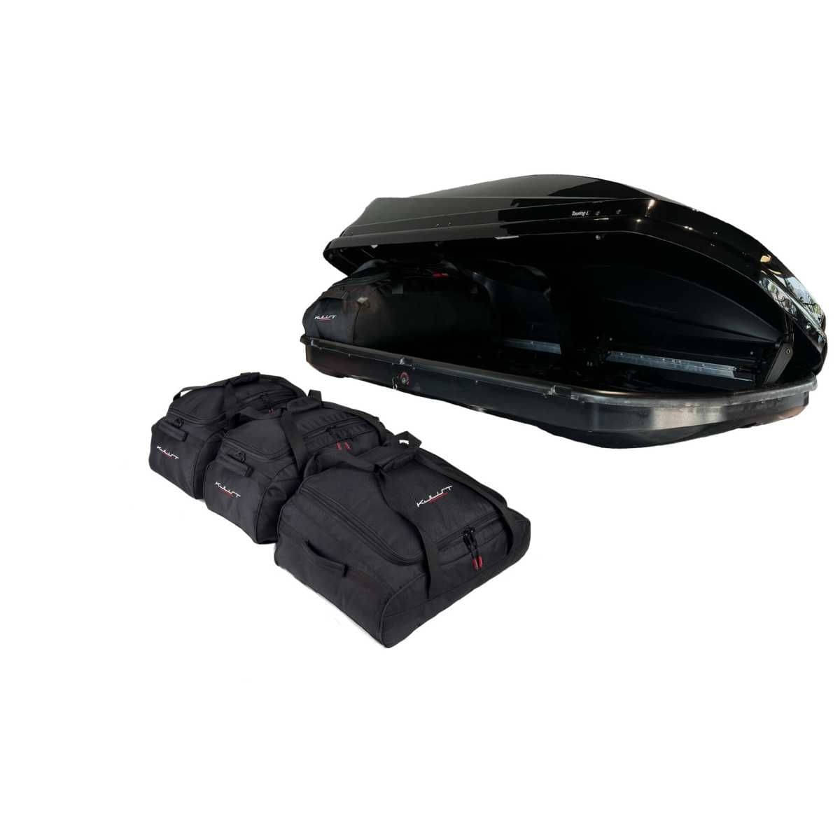 KJUST Dachboxen Taschen Set fuer Dachbox SEAT 000071200AB 420L 4er-Set - 13185