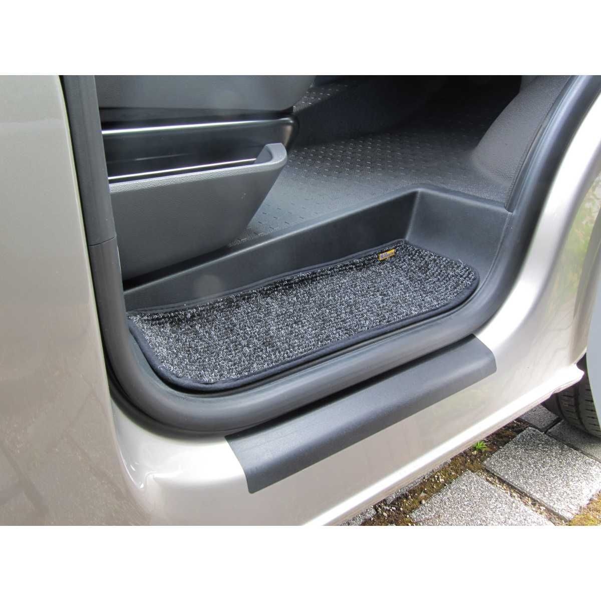 HEOSolution HEOSdoor mat Einstiegmatten fuer den Einstiegsbereich des Fahrerhauses und der Seitentuer VW T5 - T6 3er-Set - 12161