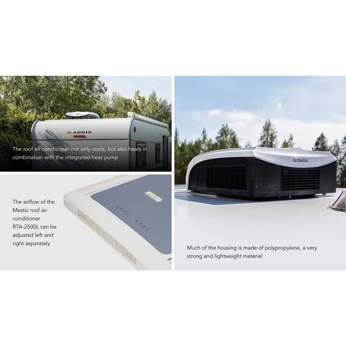 MESTIC RTA-2500L Dachklimaanlage 2500 W Schwarz MESTIC RTA-2500L Dachklimaanlage 2500 W Schwarz - 1517860