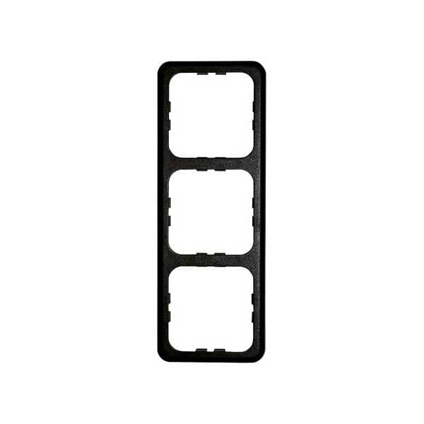 INPROJAL System 10.000 Abdeckrahmen 3-fach schwarz - 10073SCH