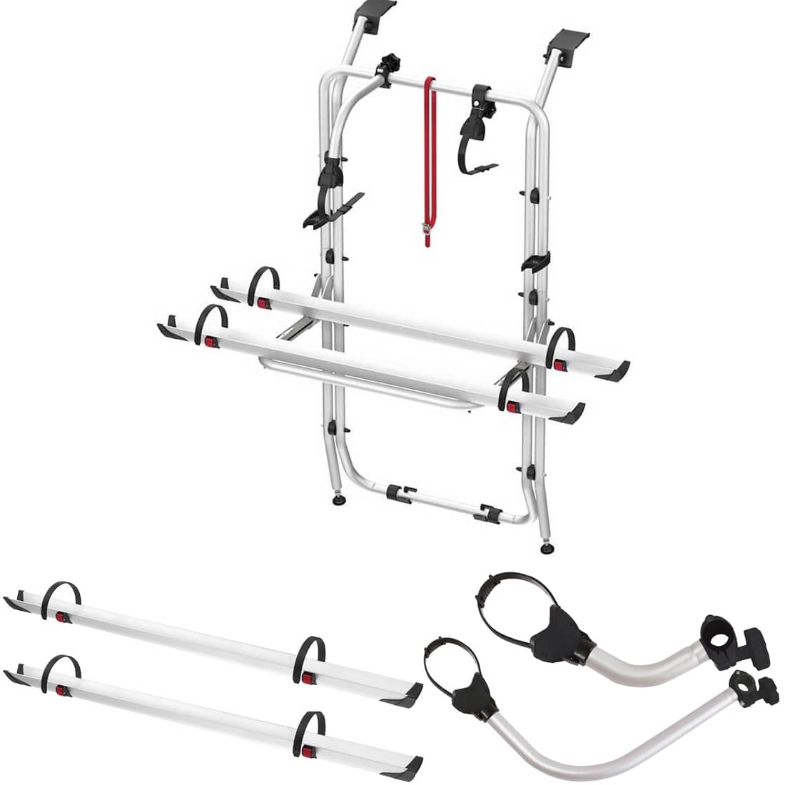 FIAMMA Carry Bike Opel Vivaro Renault Trafic Fahrradträger für 4 Fahrräder FIAMMA Carry-Bike Opel Vivaro Renault Trafic Fahrradtraeger fuer 4 Fahrraeder Modell 2023 02096-72-08831A01-08831C01-98656N566-98656N566