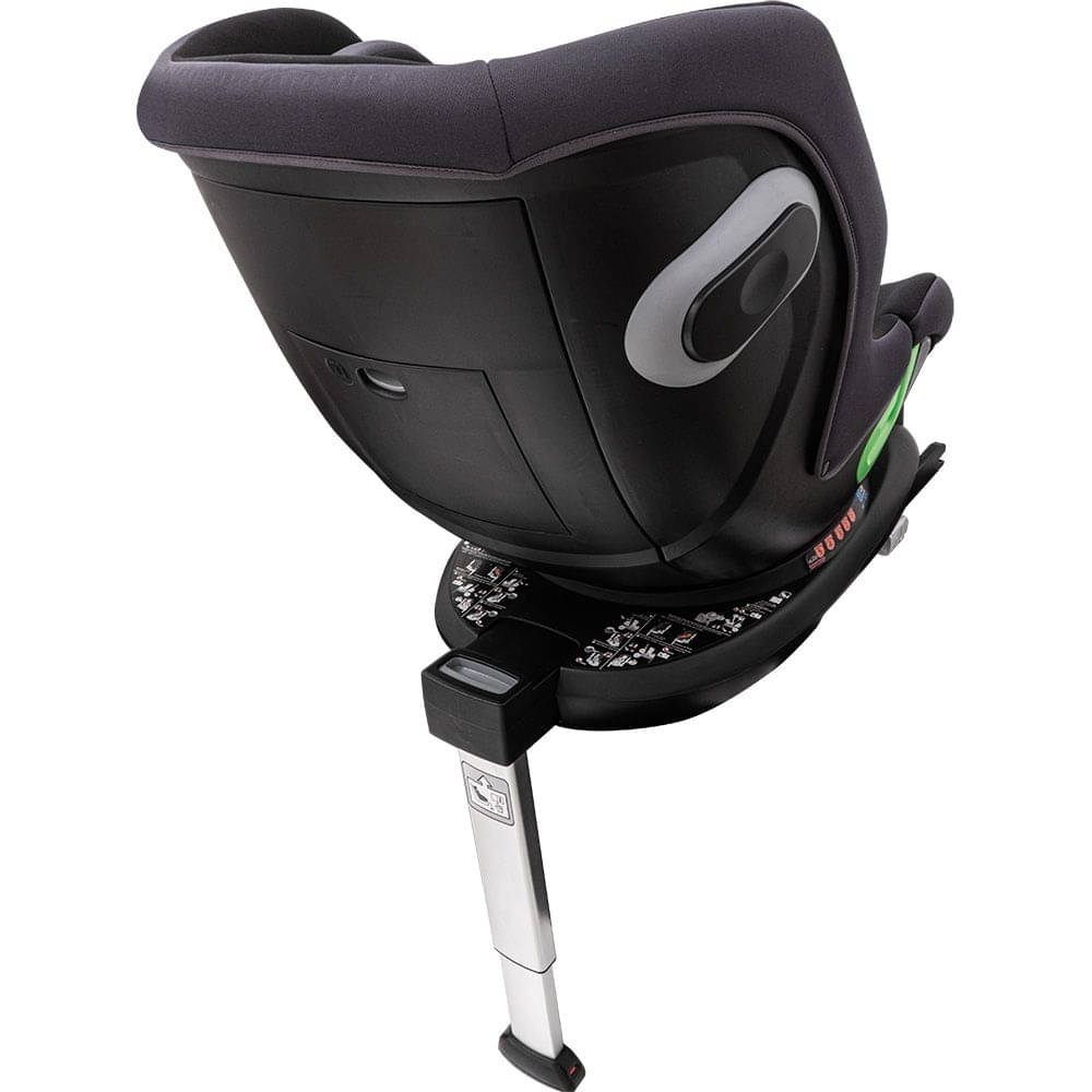 PETEX Kindersitz Babyschale mit Basisstation KING R129 Grau - 44442018