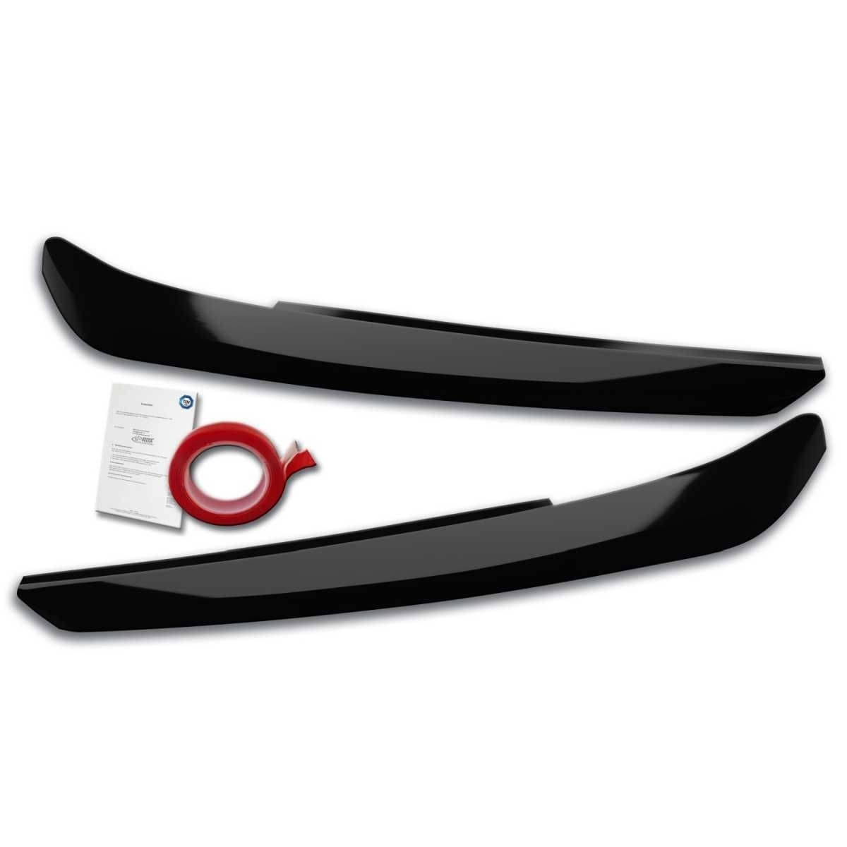 RDX Scheinwerferblenden Böser Blick für AUDI Q3 F3 ab Bj. 2019 Schwarz Glänzend RDX Racedesign Scheinwerferblenden Boeser Blick fuer AUDI Q3 F3 ab Bj. 2019 Schwarz Glaenzend - RDSB159-GZD