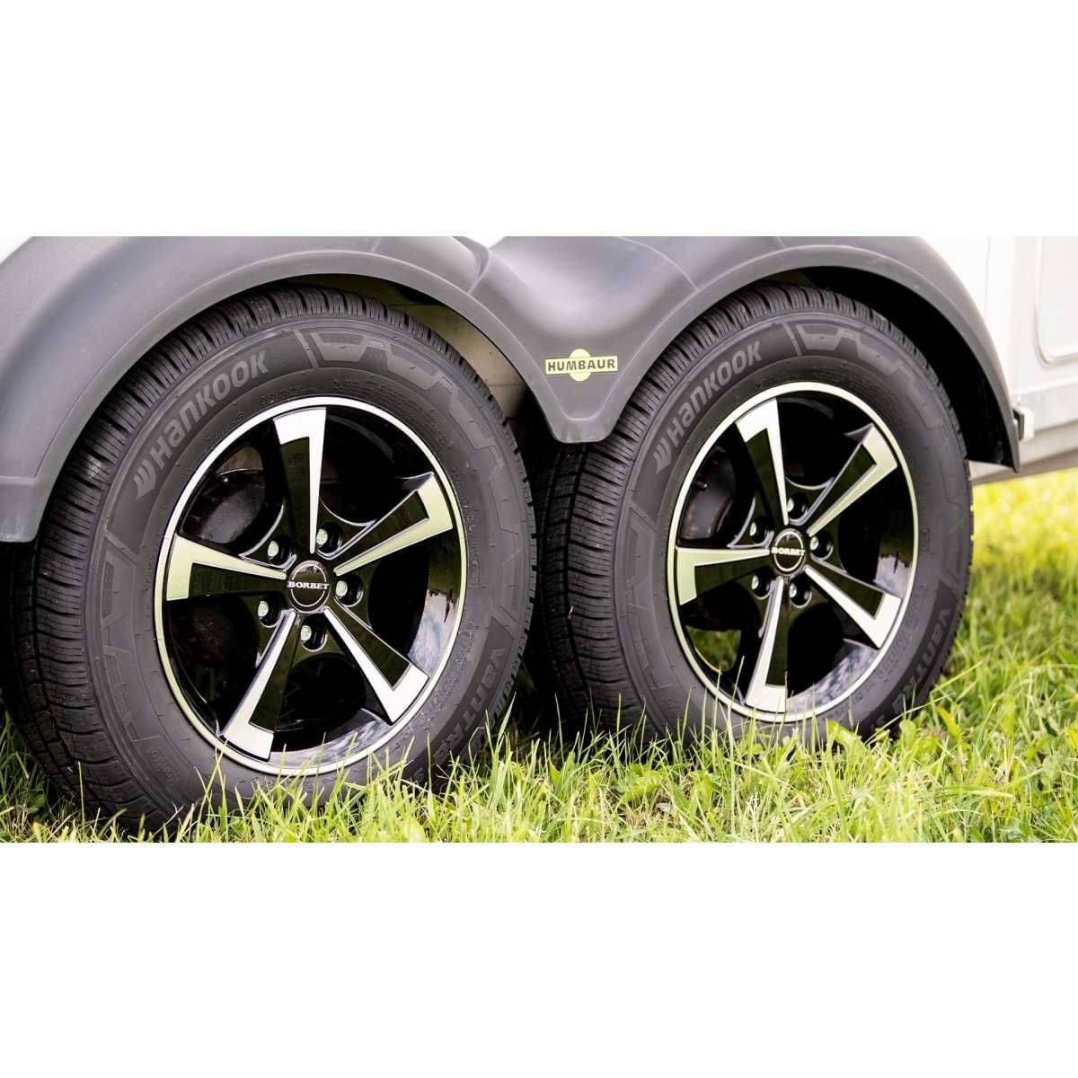 BORBET Alufelge CWT black polished glossy 15 Zoll fuer Wohnwagen - CWT 60530112566-5BPG