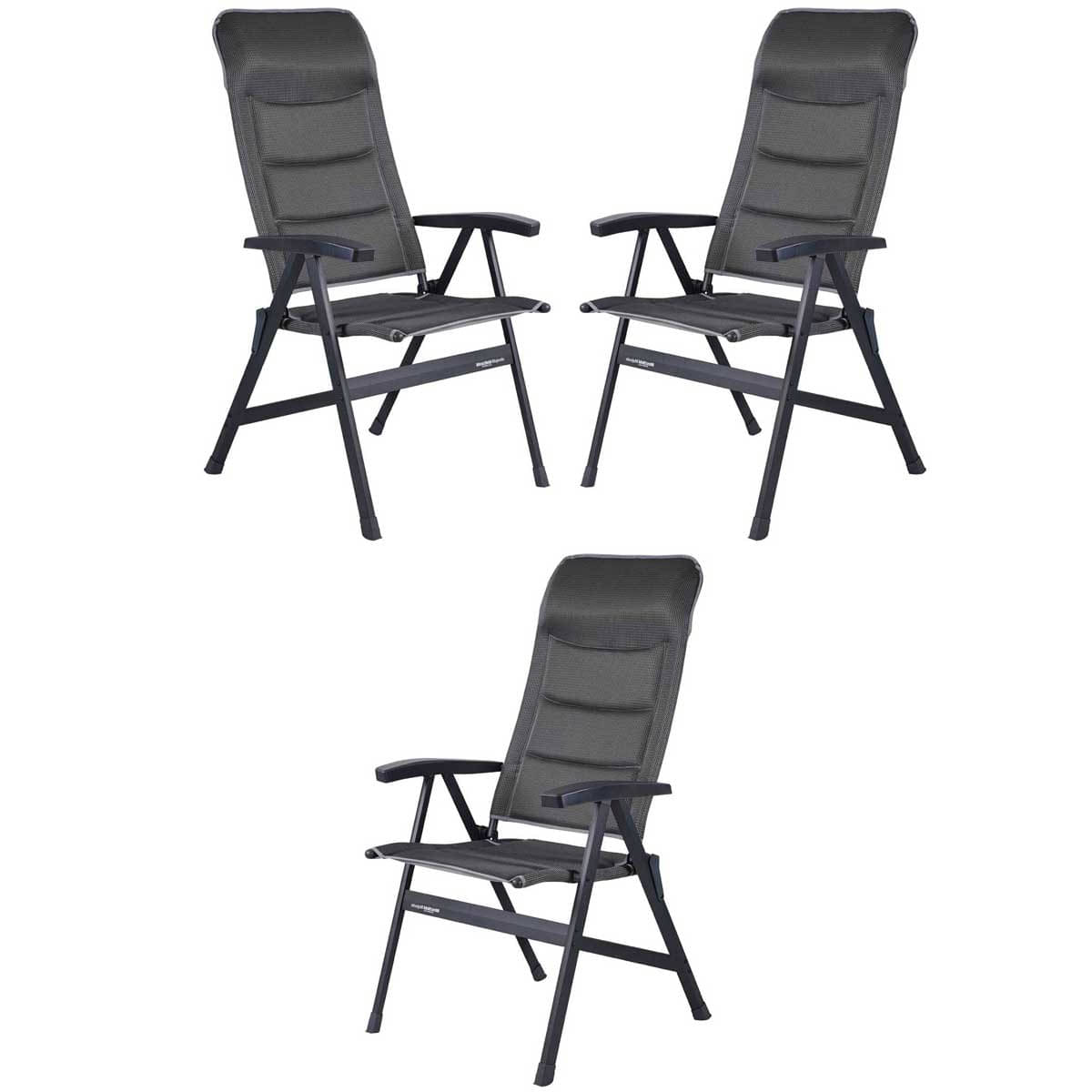 Set WESTFIELD Majestic Grande Stuhl mid grey 3 Stühle Set WESTFIELD Majestic Grande Stuhl mid grey - Be-Smart Series - 301-416 MG 3 Stuehle