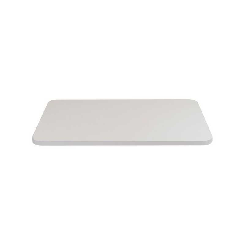 VIERTEC Leichtbautischplatte weiss hochglanz 75 x 95 x 2-8 cm - 922003