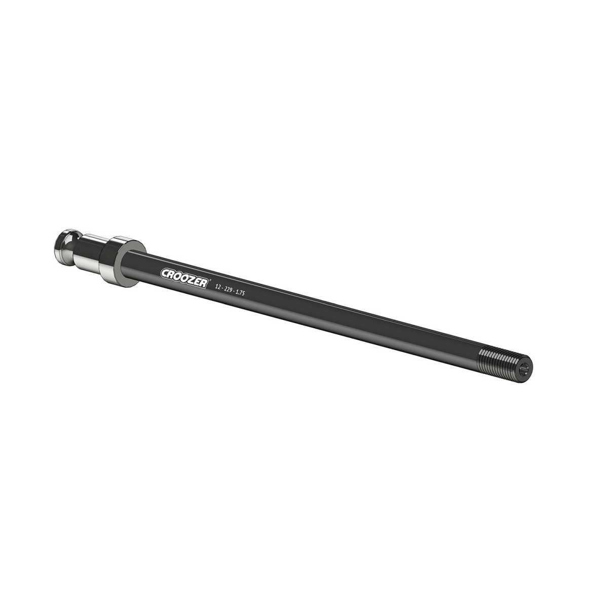 CROOZER Steckachskupplung Gewindesteigung 1.75 - Laenge 223-229 mm- 10 mm Sockel - 122501018