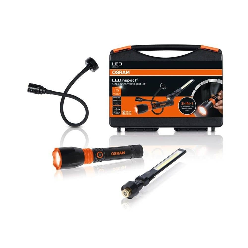 OSRAM LEDinspect® 3-IN-1 INSPECTION LIGHT KIT Taschenlampe OSRAM LEDinspect® 3-IN-1 INSPECTION LIGHT KIT Taschenlampe - LEDIL417