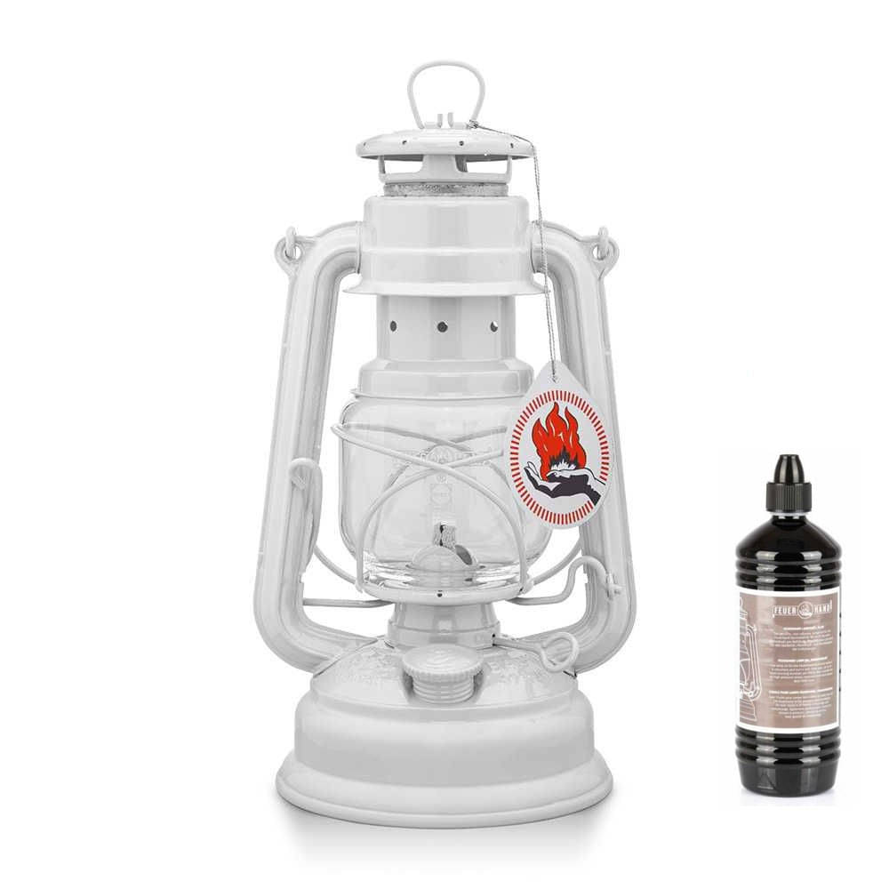 FEUERHAND Sturmlaterne 276 Pure White Starter-Set 2.0