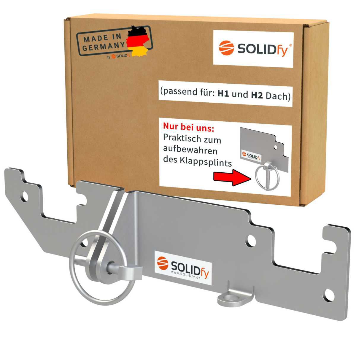 SOLIDFY Prick Stop Hecktuerverriegelung fuer H1-H2 Dach