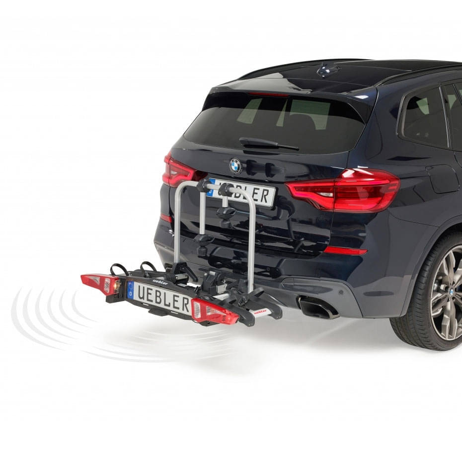 UEBLER i21 S-DC Fahrradträger 2 Räder mit Rückfahrkontrolle Kupplungstraeger Uebler i21 S-DC 18100-DC mit integrierter Einparkhilfe fuer 2 Fahrraeder
