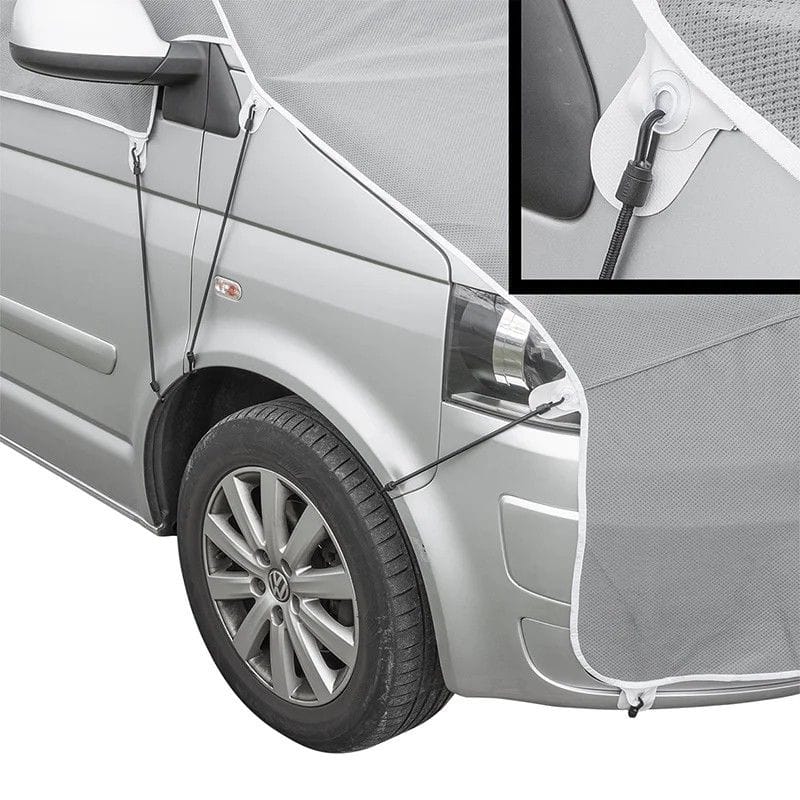 ProPlus Frontscheiben-Abdeckung -Vlies- fuer Volkswagen T5 und T6 – Thermo-Aussenabdeckung 610682V05