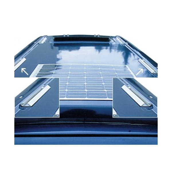 REIMO Aktivtraegerprofil 40 cm lang 4er-Set fuer Aktivtraegersystem fuer Aufstelldaecher und Flachdaecher - 41303