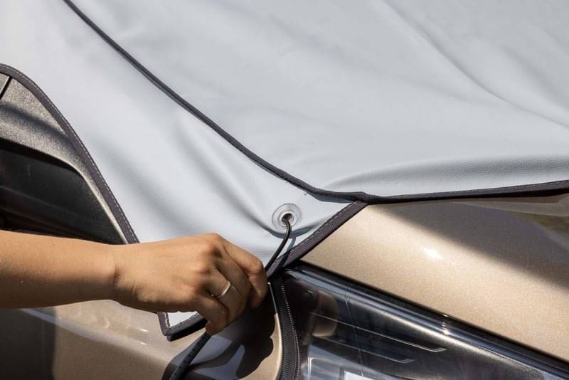 FIAMMA Frontscheibenabdeckung Coverglas Ford Transit Custom ab 2012 - geprüfte Retoure FIAMMA Frontscheibenabdeckung Coverglas Ford Transit Custom ab 2012 - 08827C01-